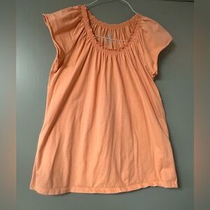 IZOD Women's Ruffled Sleeveless Orange Top